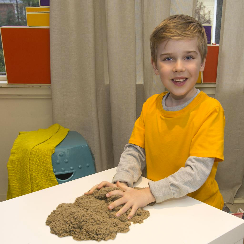 Кинетический песок для лепки из серии «Kinetic Sand», 680 грамм, коричневый  